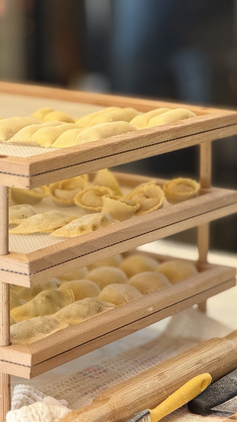 Bandejas de pastas frescas listas para encargar